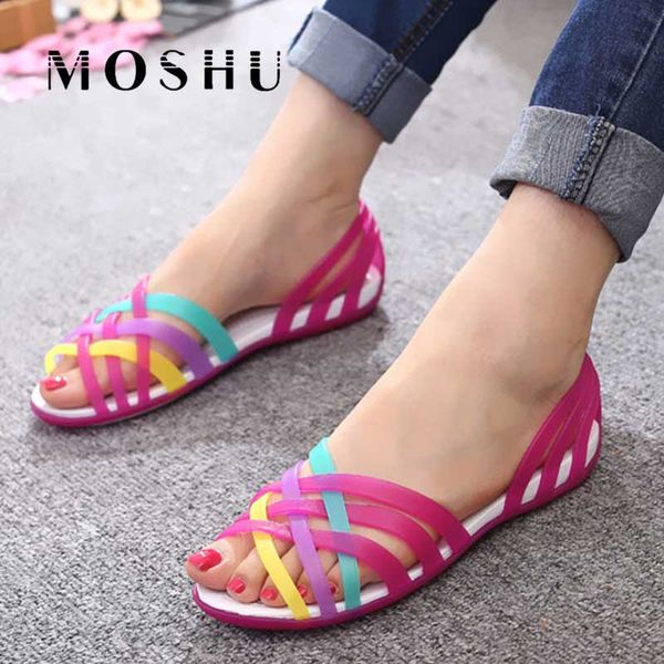 women sandals jelly shoes peep toe summer beach shoes zapatos de mujer ladies slides candy rainbow flats sandalias mujer 2019, Black
women sandals jelly shoes peep toe summer beach shoes zapatos de mujer ladies slides candy rainbow flats sandalias mujer 2019, Black