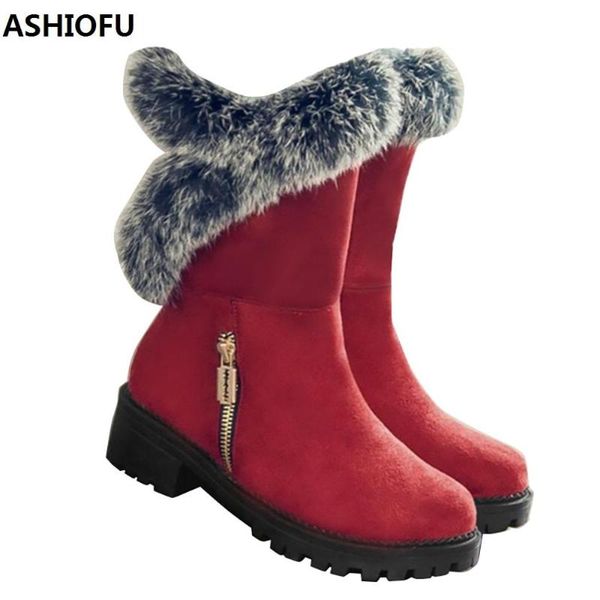 ashiofu handmade ladies ankle boots fur-warm winter boots large size party prom short booties low-heel fashion snow shoes, Black
ashiofu handmade ladies ankle boots fur-warm winter boots large size party prom short booties low-heel fashion snow shoes, Black