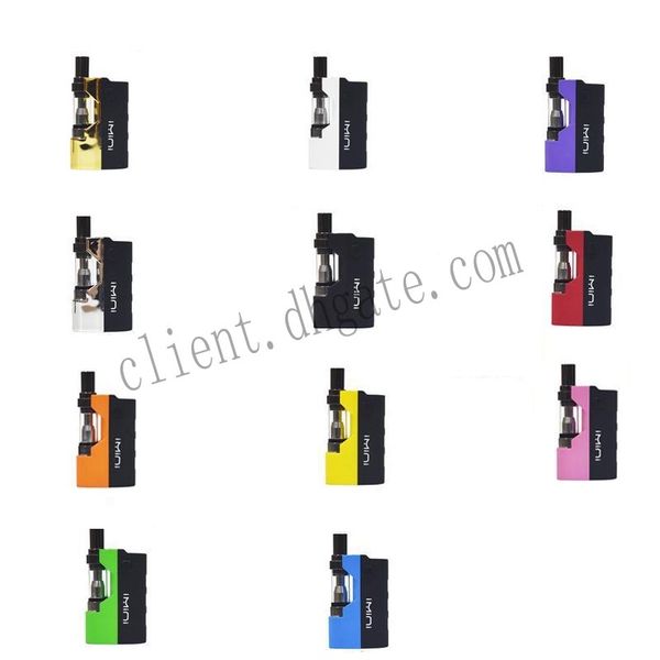Original iMiNi Thick Oil Cartridges Vape Kit Built-in 500mAh Battery with 0.5/1.0ml Liberty V1 Tank 510 Thread Free DHL