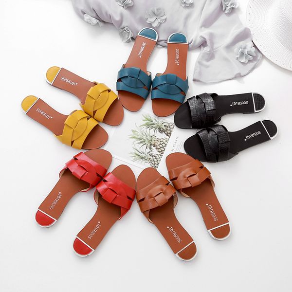 2019 new colors women slipper women sandals summer beach slides flip flops outdoor flat slipper, Black
2019 new colors women slipper women sandals summer beach slides flip flops outdoor flat slipper, Black