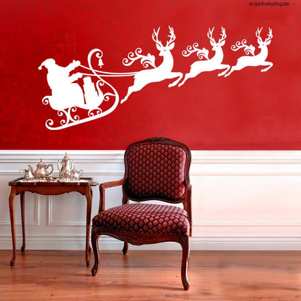 with santa sleigh silhouette wall mural christmas reindeers art wall stickers home kids room decoration wall decals mc021
with santa sleigh silhouette wall mural christmas reindeers art wall stickers home kids room decoration wall decals mc021