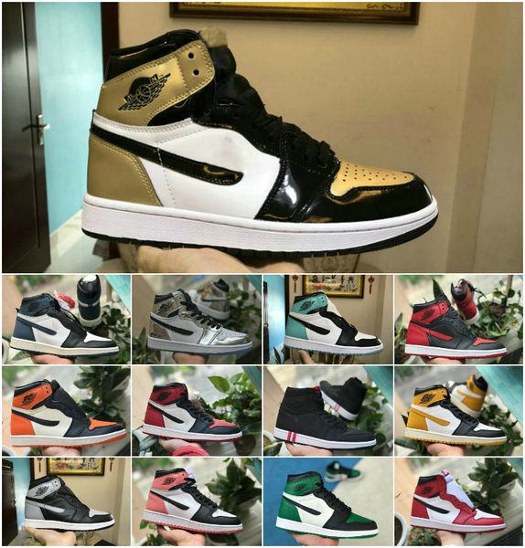 2019 new 1 high og basketball shoes game royal banned shadow bred toe men women 1s shattered backboard silver medal sneakers, Black
2019 new 1 high og basketball shoes game royal banned shadow bred toe men women 1s shattered backboard silver medal sneakers, Black