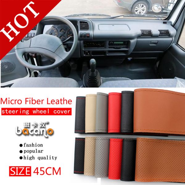 large steering wheel cover for rv truck micro fiber leather car 45cm steering wheel braid durable
large steering wheel cover for rv truck micro fiber leather car 45cm steering wheel braid durable