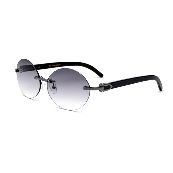 natural horn women sunglasses uv400 rimless glasses for women vintage sunglasses with box,case size:57-18-145mm, White;black 
natural horn women sunglasses uv400 rimless glasses for women vintage sunglasses with box,case size:57-18-145mm, White;black