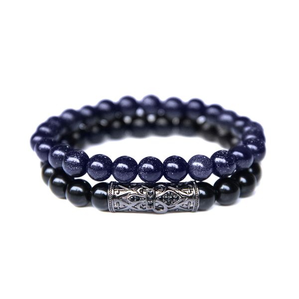 new 2pcs/set 8mm black onyx beads bracelet fashion purple sand stone beaded bracelet bangles for couple wristband jewelry gifts
new 2pcs/set 8mm black onyx beads bracelet fashion purple sand stone beaded bracelet bangles for couple wristband jewelry gifts