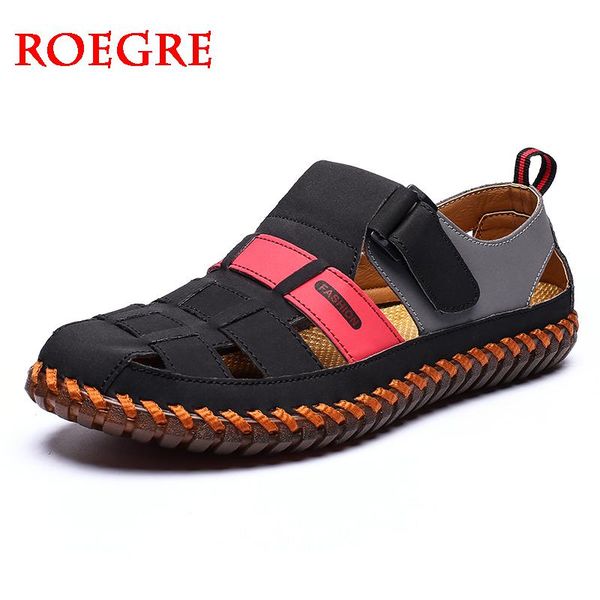 new men's sandals 2020 summer classic sandals soft comfortable men shoes genuine leather sneaker men roman big, Black
new men's sandals 2020 summer classic sandals soft comfortable men shoes genuine leather sneaker men roman big, Black