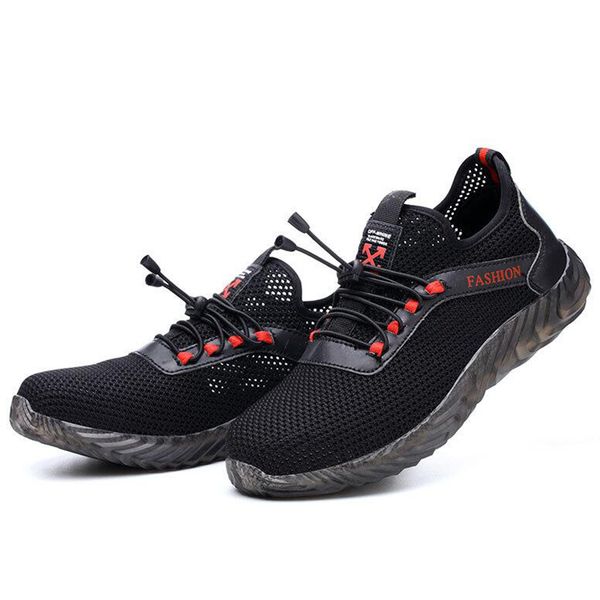 men leisure big size breathable steel toe covers work safety shoes building worker shoe indestructible security boots summer man, Black
men leisure big size breathable steel toe covers work safety shoes building worker shoe indestructible security boots summer man, Black