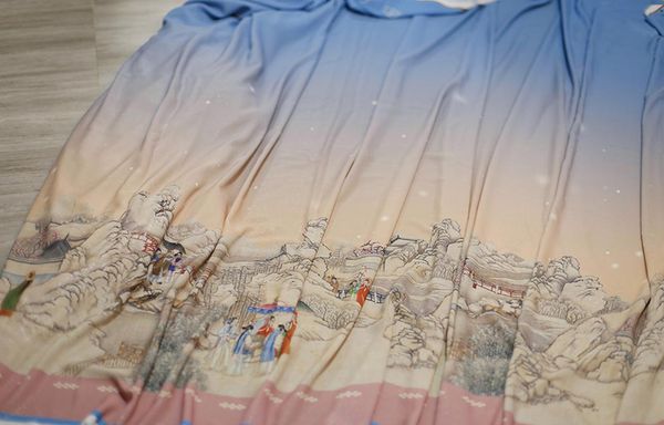 dream of the red chamber snow pics painting soft fabric chinese han classic diy material for dress costumes skirt curtains, Black;white
dream of the red chamber snow pics painting soft fabric chinese han classic diy material for dress costumes skirt curtains, Black;white