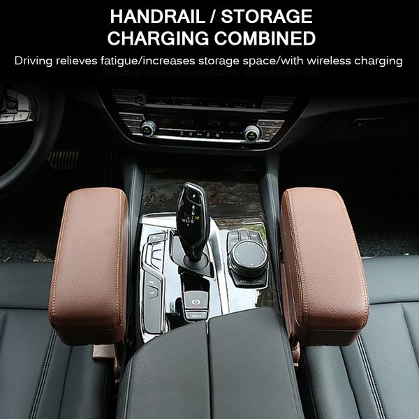 car elbow support adjustable auto arm rest support with wireless charging car seat gap organizer armrest box storage box
car elbow support adjustable auto arm rest support with wireless charging car seat gap organizer armrest box storage box