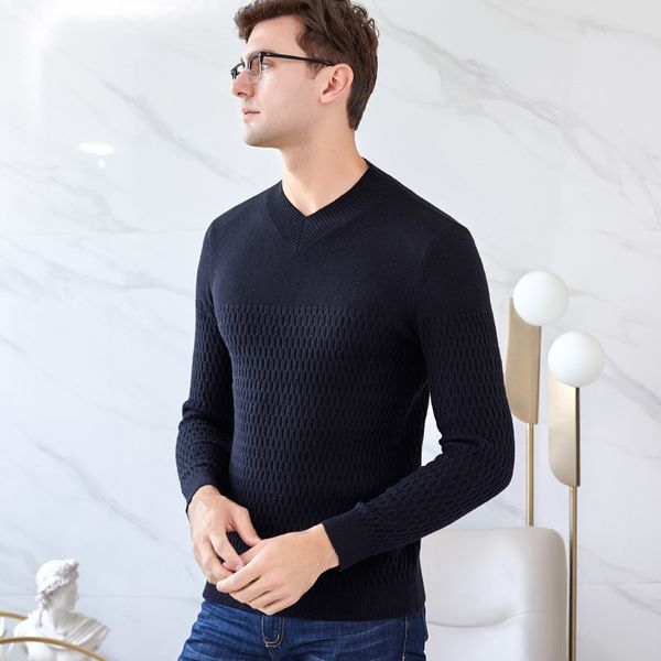 new 100% wool jacquard pullover for young fashionable semi-high collar pure wool sweater men in autumn and winter of 2019, White;black
new 100% wool jacquard pullover for young fashionable semi-high collar pure wool sweater men in autumn and winter of 2019, White;black