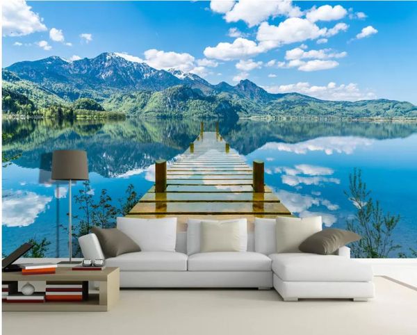 wallpaper for walls 3 d for living room lake water reflection single wooden bridge 3d tv background wall
wallpaper for walls 3 d for living room lake water reflection single wooden bridge 3d tv background wall