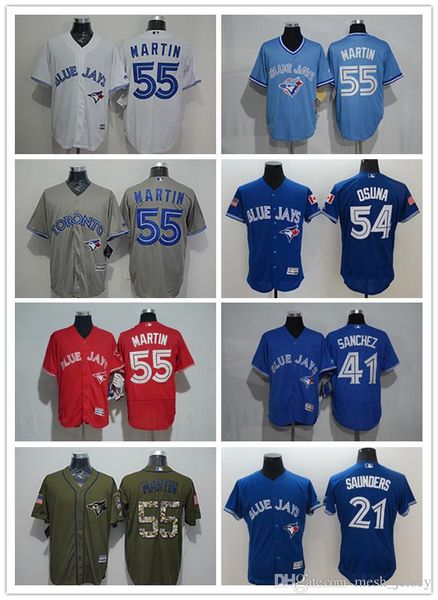 custom men women youth blue jays jersey #54 roberto osuna 55 russell martin home blue white baseball jerseys, Blue;black
custom men women youth blue jays jersey #54 roberto osuna 55 russell martin home blue white baseball jerseys, Blue;black