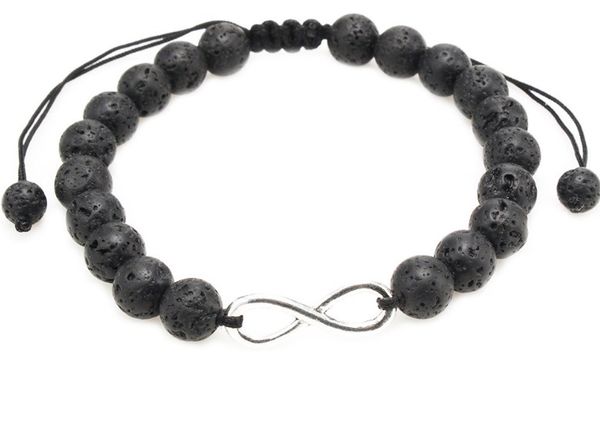 8mm j3f gold 8 infinity black volcanic lava stone bead frosted agate white howlite macrame braided adjusted bracelet
8mm j3f gold 8 infinity black volcanic lava stone bead frosted agate white howlite macrame braided adjusted bracelet