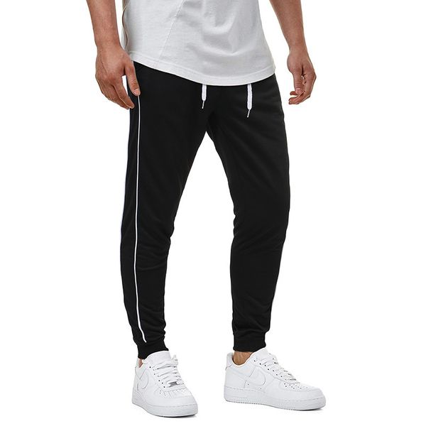 muscle fitness running training sports men's breathable slim bundle zipper pants, Black;gray
muscle fitness running training sports men's breathable slim bundle zipper pants, Black;gray