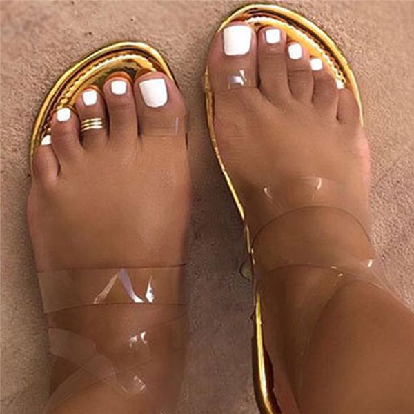 women clear transparent sandals ladies flat heel slippers fashion clip-toe slides ladies shoes roman sandals plus size #nov40, Black
women clear transparent sandals ladies flat heel slippers fashion clip-toe slides ladies shoes roman sandals plus size #nov40, Black