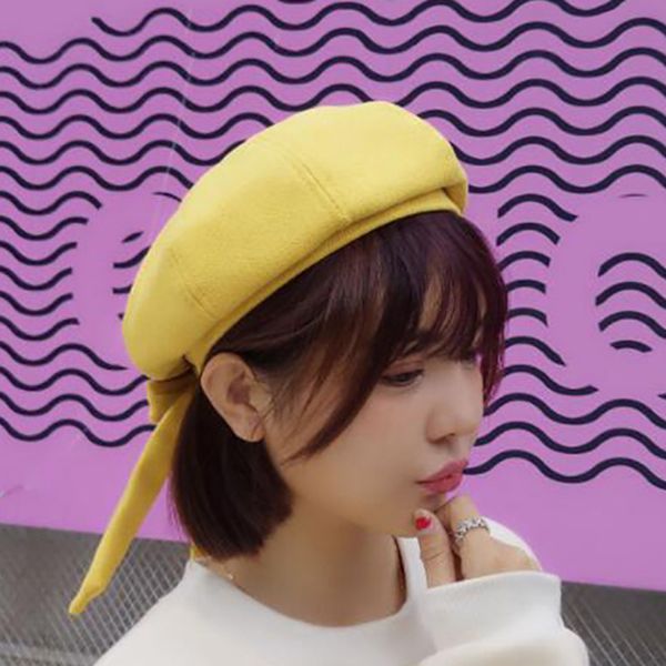 autumn winter hat for women solid plain women beret artist painter bow beret hat ladies cute octagonal, Blue;gray
autumn winter hat for women solid plain women beret artist painter bow beret hat ladies cute octagonal, Blue;gray