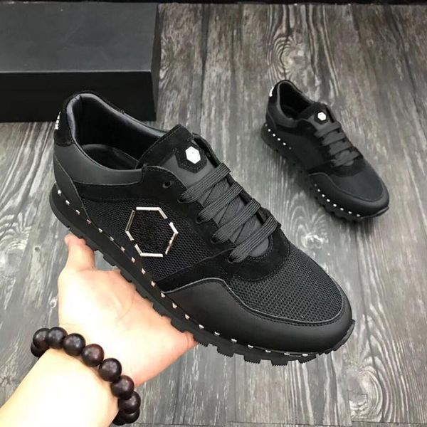 2019 pp new fashion luxury designer shoes classic men's and women's sports casual leather shoes designer running shoes km01, Black
2019 pp new fashion luxury designer shoes classic men's and women's sports casual leather shoes designer running shoes km01, Black