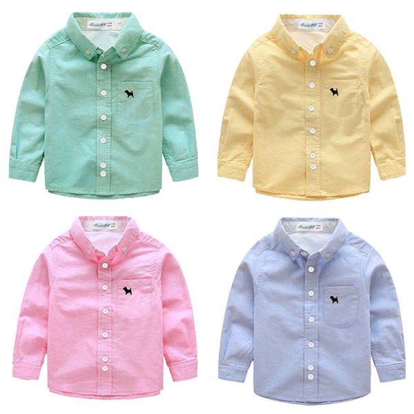 2-8y children's shirts 2019 boys girls pure cotton long-sleeved shirts spring and autumn children's wear, White;black
2-8y children's shirts 2019 boys girls pure cotton long-sleeved shirts spring and autumn children's wear, White;black
