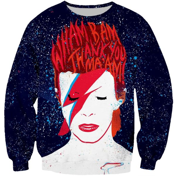 anime david bowie 'suffragette city sweatshirt 3d printed hoodie jumper another victim pullover men jersey outfits, Black
anime david bowie 'suffragette city sweatshirt 3d printed hoodie jumper another victim pullover men jersey outfits, Black