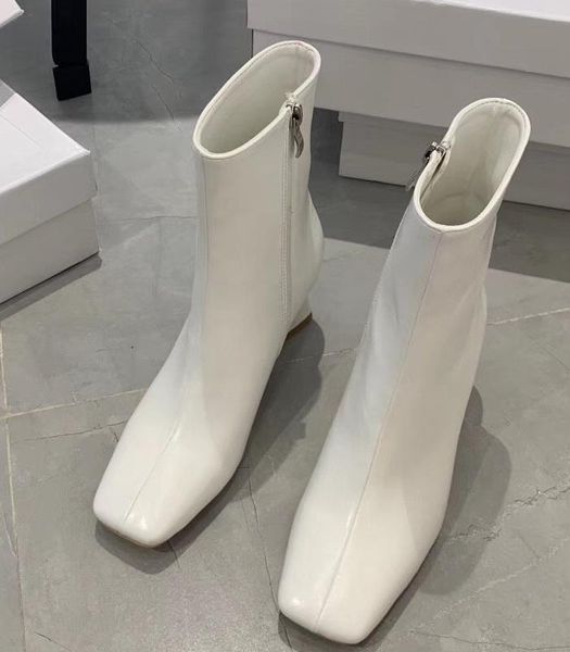 women cow leather high heeled short boots fashion chunky heel dress wedding shoe sheepskin pumps winter ankle boots,35-40, Black
women cow leather high heeled short boots fashion chunky heel dress wedding shoe sheepskin pumps winter ankle boots,35-40, Black