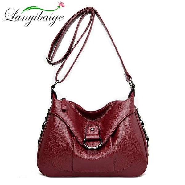 2020 new luxury soft leather women messenger bag casual women's shoulder crossbody bag female handbag black bolsa feminina
2020 new luxury soft leather women messenger bag casual women's shoulder crossbody bag female handbag black bolsa feminina