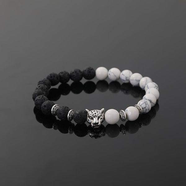 creative fashion new natural stone cheetah lion buddha statue bracelet wild simple beaded bracelet hand jewelry, Black
creative fashion new natural stone cheetah lion buddha statue bracelet wild simple beaded bracelet hand jewelry, Black