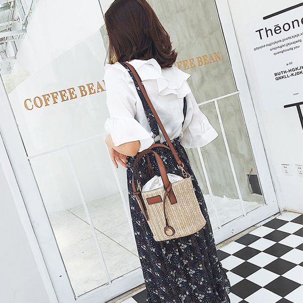 2019 vintage retro women beach straw bag rope knitted big women handmade handbag lady fresh paper pack for summer tote bag
2019 vintage retro women beach straw bag rope knitted big women handmade handbag lady fresh paper pack for summer tote bag