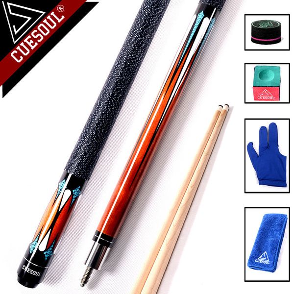 cuesoul 58" professional 1/2 jointed billiard pool cues stick 11.5mm/12.75mm tip 147cm for black 8 nine ball
cuesoul 58" professional 1/2 jointed billiard pool cues stick 11.5mm/12.75mm tip 147cm for black 8 nine ball
