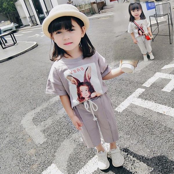 summer baby girls sets 2pcs cotton printed casual suits rabbit ears tshirt+seven pants girls outfits baby tracksuit kids boutique clothing, White
summer baby girls sets 2pcs cotton printed casual suits rabbit ears tshirt+seven pants girls outfits baby tracksuit kids boutique clothing, White