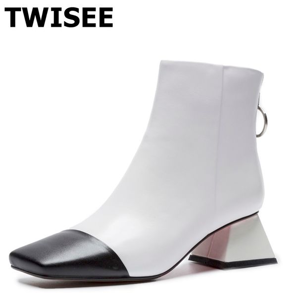women mid calf boots new style pumps zapatos mujer zipper warm woman party shoes comfort fashion square toe mixed colors, Black
women mid calf boots new style pumps zapatos mujer zipper warm woman party shoes comfort fashion square toe mixed colors, Black