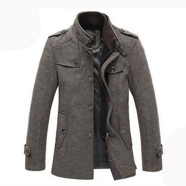 vxo 2019 men wool blend coat winter jackets men wool jacket men's slim fit thickening winter coat, Black
vxo 2019 men wool blend coat winter jackets men wool jacket men's slim fit thickening winter coat, Black