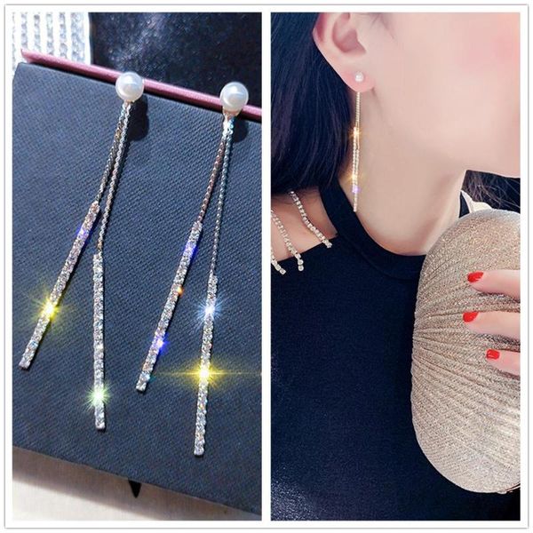drejew long tassel pearl statement earrings sets 2019 rose silver gold 925 fashion hoop earrings for women fashion jewelry he819, Golden;silver
drejew long tassel pearl statement earrings sets 2019 rose silver gold 925 fashion hoop earrings for women fashion jewelry he819, Golden;silver