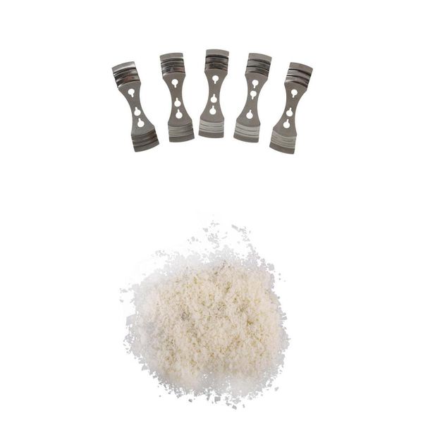 5 pieces metal candle wick holder clip centering device + 500g natural soy wax for candle making supplies
5 pieces metal candle wick holder clip centering device + 500g natural soy wax for candle making supplies
