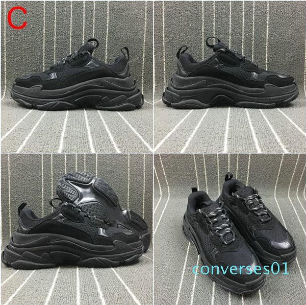 2019 new fashion paris triple-s designer shoes low platform sneakers triple s mens casual women designer casual sports trainers zapatos cs01, Black
2019 new fashion paris triple-s designer shoes low platform sneakers triple s mens casual women designer casual sports trainers zapatos cs01, Black