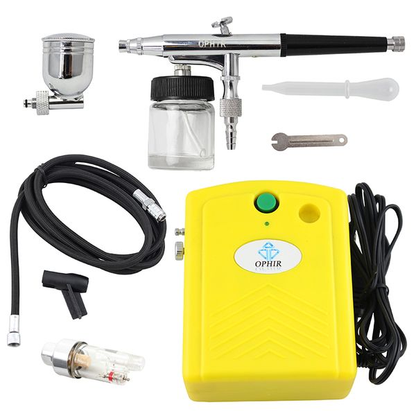 ophir 0.3mm airbrush spray paint gun with air compressor for model hobby cake painting art & craft paint _ac034+ac005+ac011
ophir 0.3mm airbrush spray paint gun with air compressor for model hobby cake painting art & craft paint _ac034+ac005+ac011