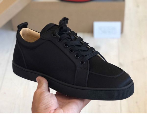 black satin leather rantulow orlato casual flat,fashion comfortable men,women low red bottom sneakers with box,eu35-47
black satin leather rantulow orlato casual flat,fashion comfortable men,women low red bottom sneakers with box,eu35-47