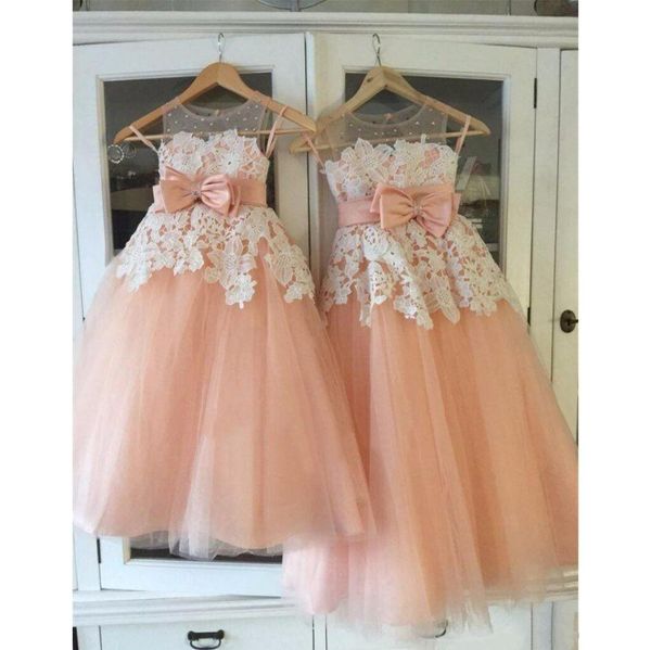 Beautiful Flower Girl Dresses For Wedding White Lace Orange Tulle Girls Pageant Gowns Sheer Neck Sleeveless Flowergirl Kids Party Dress
Beautiful Flower Girl Dresses For Wedding White Lace Orange Tulle Girls Pageant Gowns Sheer Neck Sleeveless Flowergirl Kids Party Dress