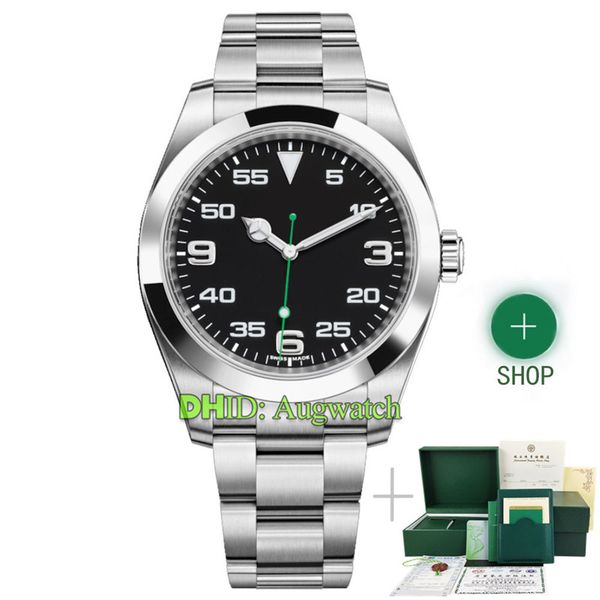116900 luxury watch air-king 40mm mechanical automatic movment wristwatches 316l stainless steel case strap luminous mens designer watches, Slivery;brown
116900 luxury watch air-king 40mm mechanical automatic movment wristwatches 316l stainless steel case strap luminous mens designer watches, Slivery;brown