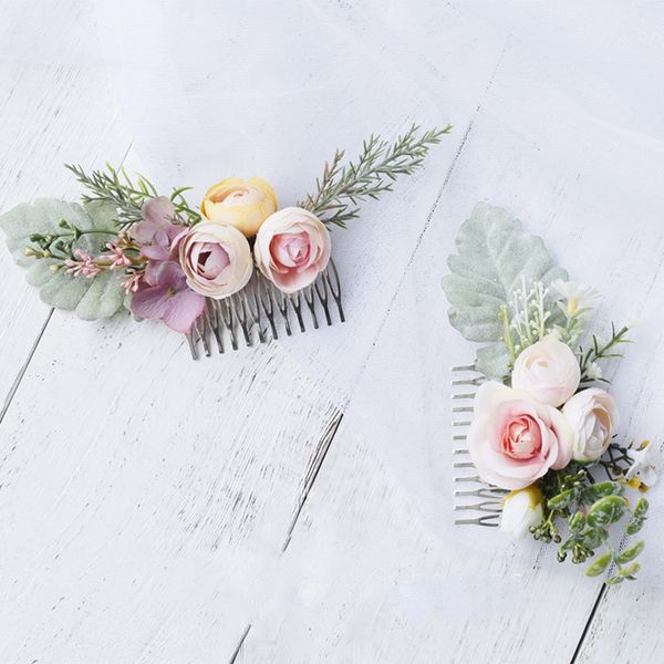 new style greenery colorful flower hair comb floral women headpiece for wedding ceremony bride accessories, Golden;white
new style greenery colorful flower hair comb floral women headpiece for wedding ceremony bride accessories, Golden;white