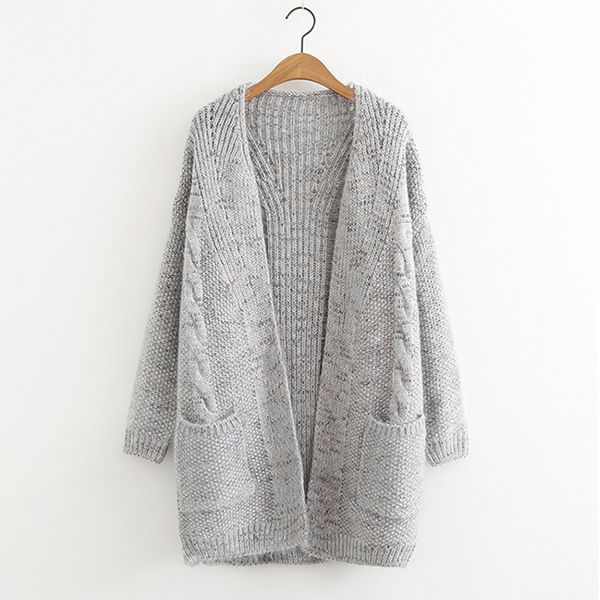 sweater women plus size long sleeve solid open front cardigans jumper sweaters with pocket chompas para mujer de invierno y1, White
sweater women plus size long sleeve solid open front cardigans jumper sweaters with pocket chompas para mujer de invierno y1, White