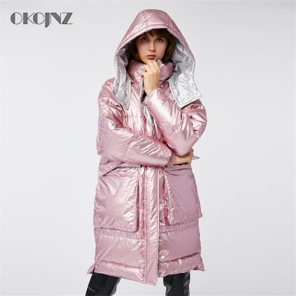 winter new loose hooded hit color down jacket women fashion thick white duck outerwear female leisure parka yy213, Black
winter new loose hooded hit color down jacket women fashion thick white duck outerwear female leisure parka yy213, Black