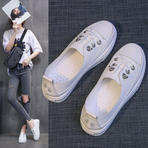 women's vulcanized female sneakers pu soft walking shoes slip on ladies casual flat platform woman plus size 2020 spring summer, Black
women's vulcanized female sneakers pu soft walking shoes slip on ladies casual flat platform woman plus size 2020 spring summer, Black