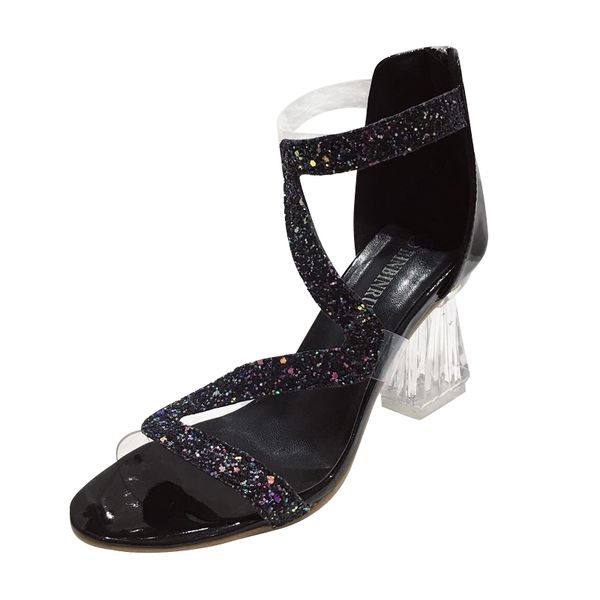 sandalha feminina clear high heels female sandals womens black shoes fashion bling sequins ladies summer shoes party
sandalha feminina clear high heels female sandals womens black shoes fashion bling sequins ladies summer shoes party