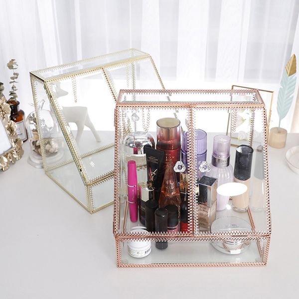 faceins retro jewelry boxes storage glass storage box for jewelry display copper rim organizer transparent box showcase, Pink;blue
faceins retro jewelry boxes storage glass storage box for jewelry display copper rim organizer transparent box showcase, Pink;blue
