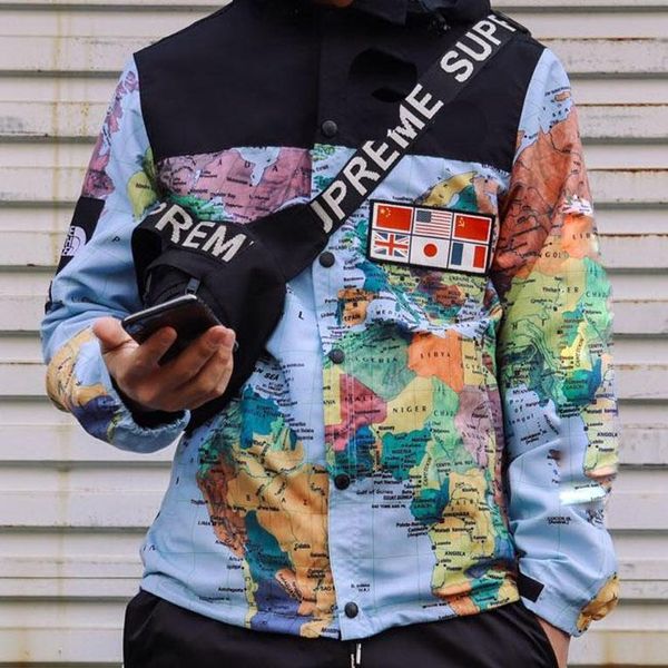 mens brand jackets map flag coat logo casual detachable cap fashion light coat mens print designer autumn new trand style selling, Black;brown
mens brand jackets map flag coat logo casual detachable cap fashion light coat mens print designer autumn new trand style selling, Black;brown