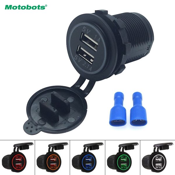 motobots 50x car dual usb charger power socket adapter 5color led light 5v 3.1a for motorcycle auto truck boat cigarette lighter
motobots 50x car dual usb charger power socket adapter 5color led light 5v 3.1a for motorcycle auto truck boat cigarette lighter
