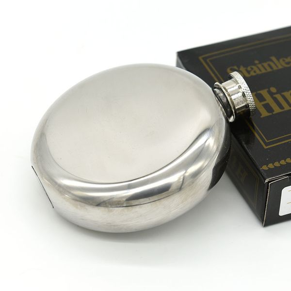 5oz round flagon flat stainless steel hip flask portable wine bottle pot outdoor whisky stoup mirror surface alcohol container
5oz round flagon flat stainless steel hip flask portable wine bottle pot outdoor whisky stoup mirror surface alcohol container