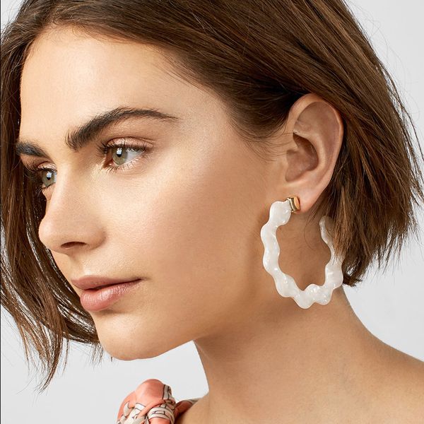alloy stud acrylic acrylic sheet c-shaped wave edge earrings european and american exaggerated fashion earrings wy1057, Silver
alloy stud acrylic acrylic sheet c-shaped wave edge earrings european and american exaggerated fashion earrings wy1057, Silver