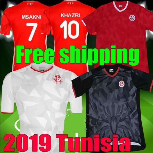 new 2019 2020 tunisia national team soccer jersey 19 20 msakni khazri sliti wahbi khaoui fakhreddine ben yousse hamza football shirt, Black;yellow
new 2019 2020 tunisia national team soccer jersey 19 20 msakni khazri sliti wahbi khaoui fakhreddine ben yousse hamza football shirt, Black;yellow