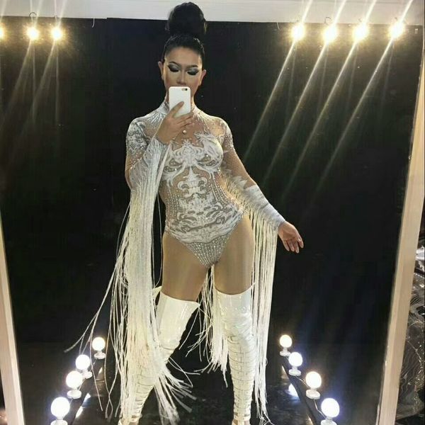 crystals tassel jumpsuit women stage dance stretch jumpsuit costume one-piece fringes spandex rompers outfit rhinestone dresses, Black;red
crystals tassel jumpsuit women stage dance stretch jumpsuit costume one-piece fringes spandex rompers outfit rhinestone dresses, Black;red